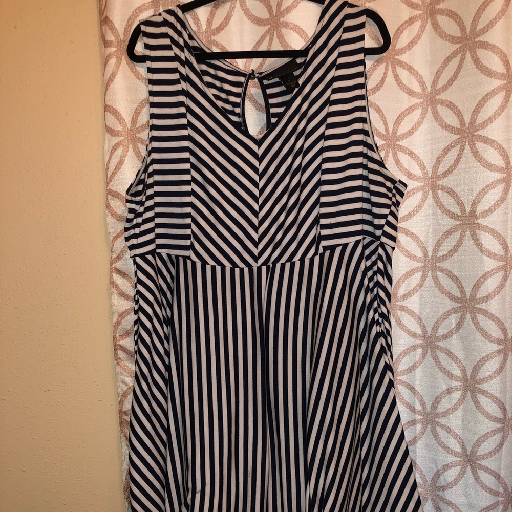 Lane Bryant striped knit dress
